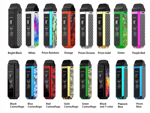 Smok RPM 40 Pod Renk Çeşitleri